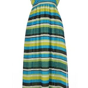 Banana Republic Vibrant Striped Maxi Dress